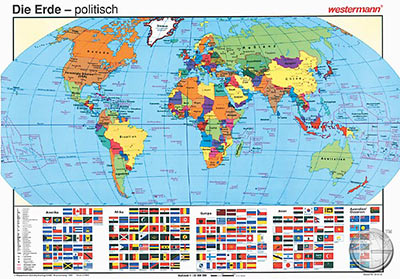 preview one of World, political (with flags) - German Edition