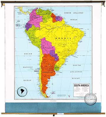 preview one of South America - Political Map