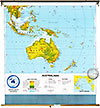 Australasia - Physical Political Map