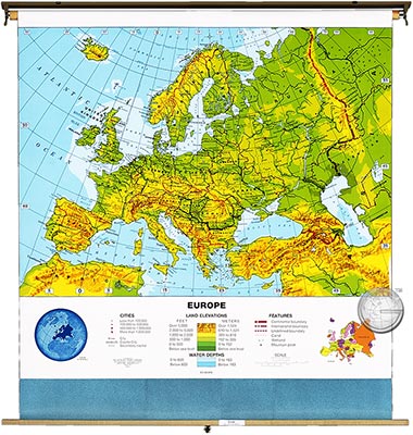 preview one of Europe - Physical Political Map
