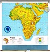 Africa - Physical Political Map